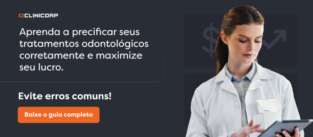 Banner Precificação de tratamentos