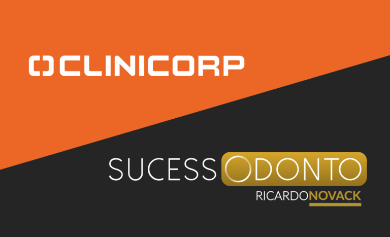 Logos do SucessOdonto e da Clinicorp.