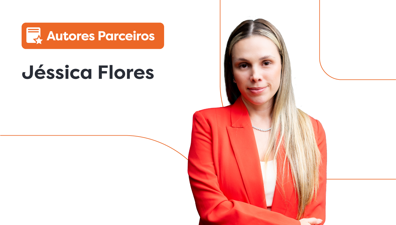 Foto da parceira Clinicorp Jéssica Flores que é dentista e gestora da Flores Clínica, também atua como mentora para dentistas que desejam aprimorar suas habilidades em gestão, marketing e posicionamento.